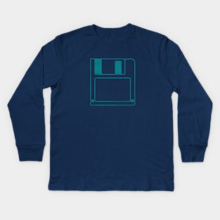 FLOPPY DISK 3.5 Kids Long Sleeve T-Shirt